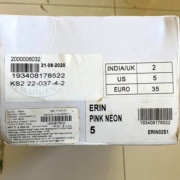 Steve Madden Neon Pink Stilettos size 35 (21.6 cm) - Picture 5 of 5